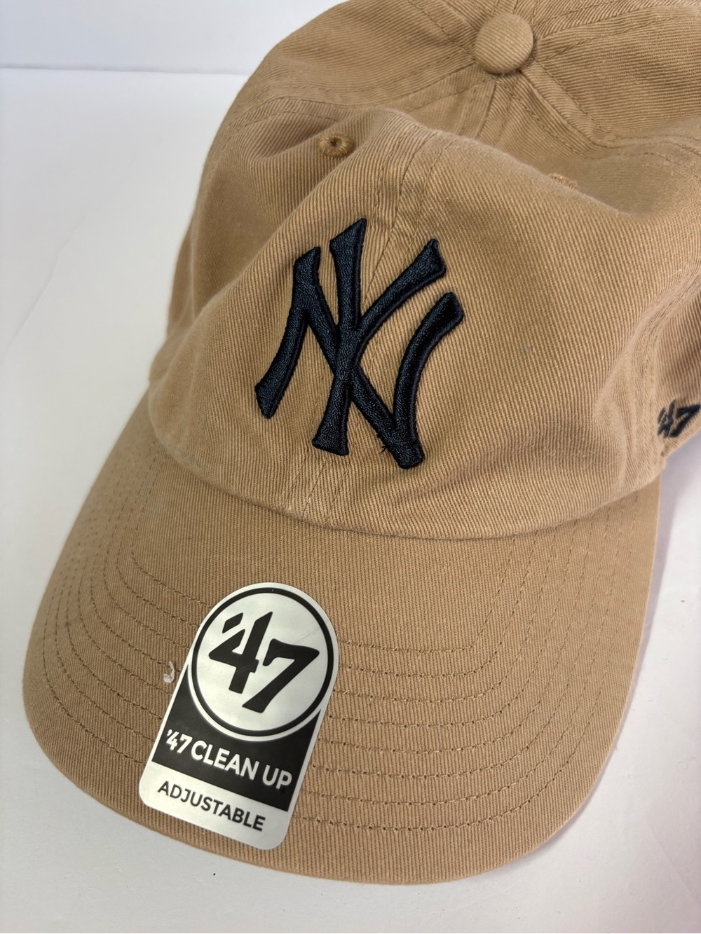NWT '47 Brand NY Yankees Beige Baseball Cap - Picture 11 of 11